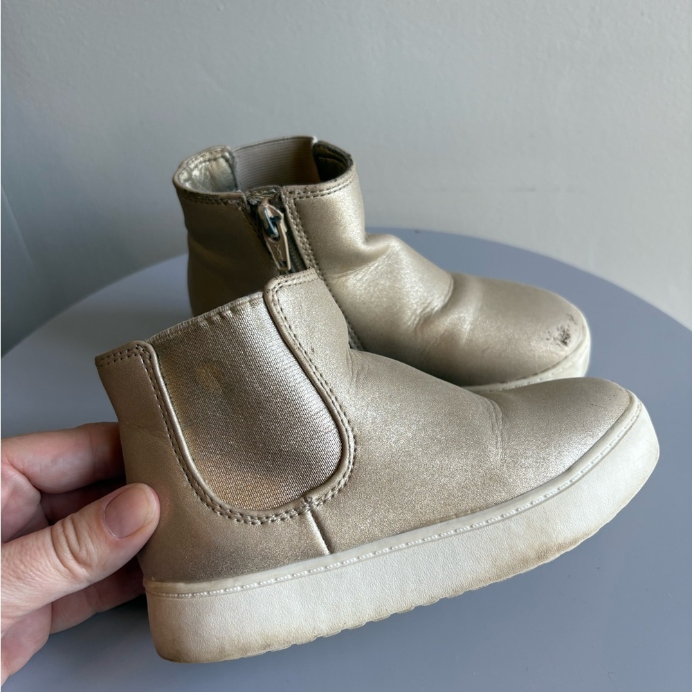 Cat & Jack Shimmering Gold Kids Boots